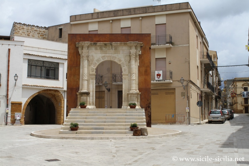 Portail église San Giorgio, Sambuca di Sicilia