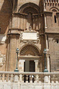 Portail Via Bonello, face occidentale, cathédrale de Palerme