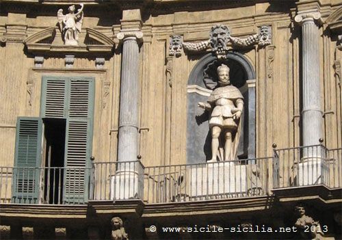 Quattro canti, Piazza Vigliena, Palermo