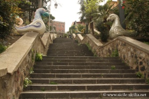 Escalier artistique de la Colomba, Messine