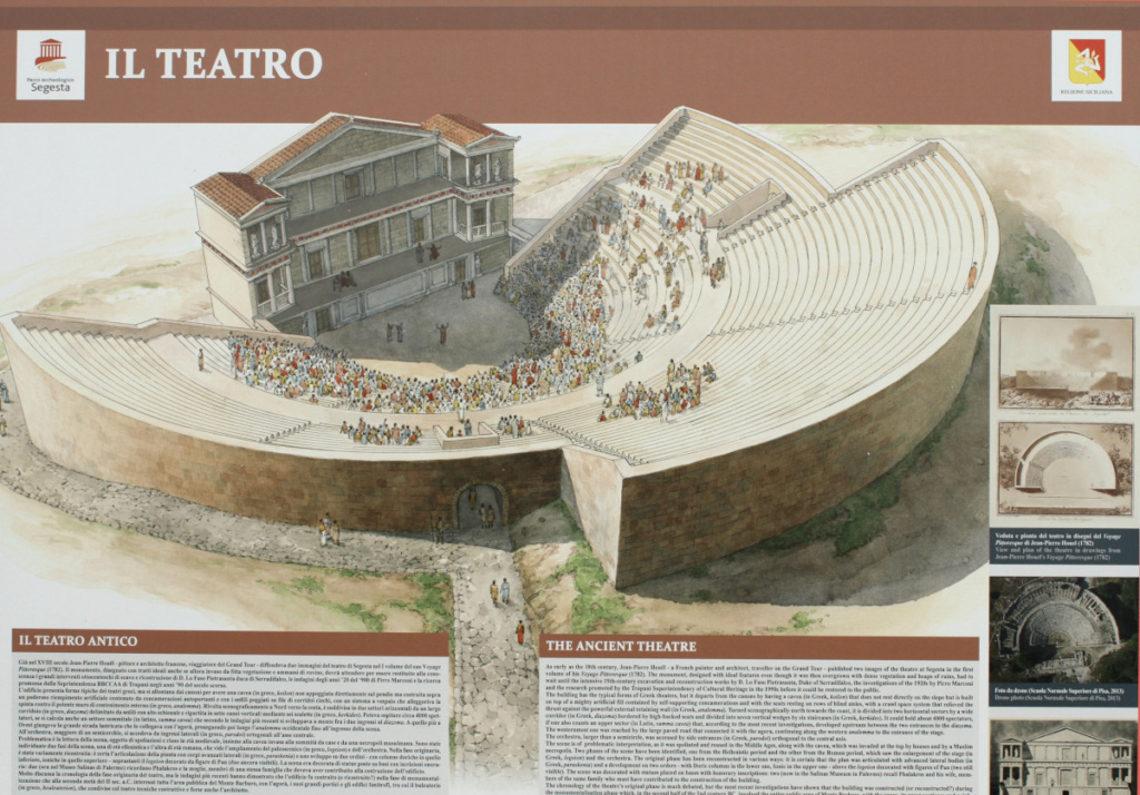 Reconstitution du théatre grec de Ségeste