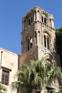 Clocher de l'église de la Martorana, Sainte-Marie de l'Amiral, Palerme