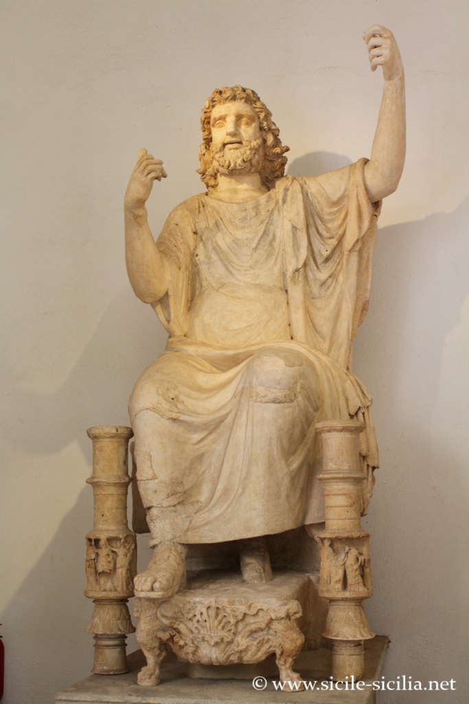 Statue de Zeus, musée archéologique de Palerme