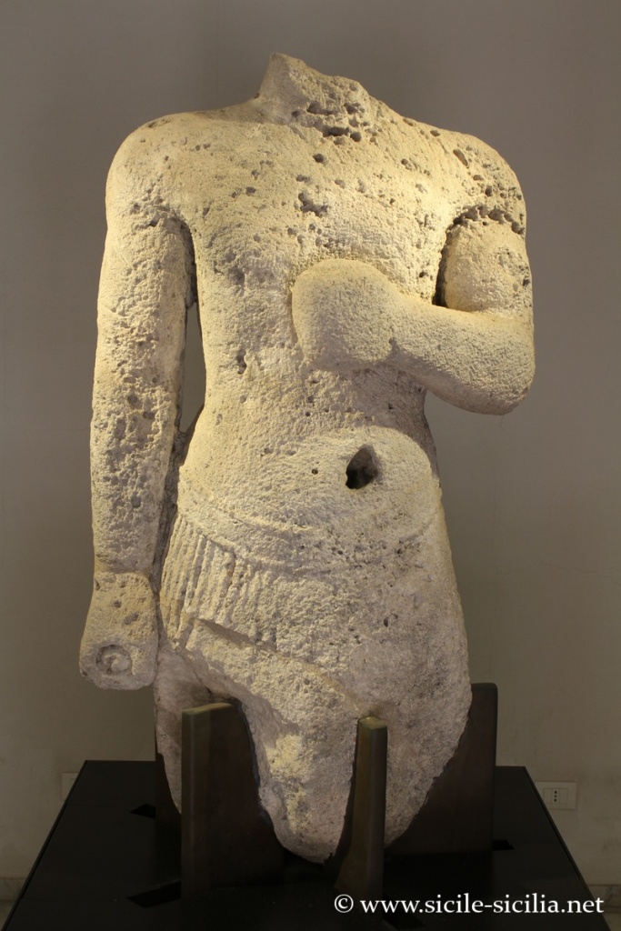 Statue phénicienne, Motyé, musée archéologique de Palerme