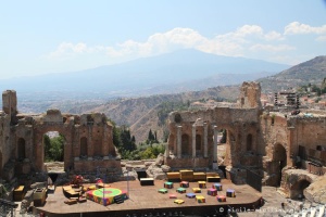 Photo du Théâtre grec de Taormine