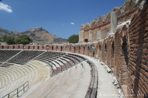Cavea, Théâtre grec de Taormine