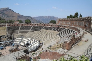 Cavea Théâtre grec de Taormine