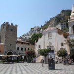 Taormine, piazza 9 aprile