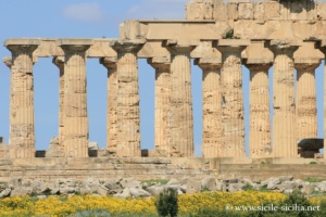 Temple d'Héra (E), colline orientale de Sélinonte