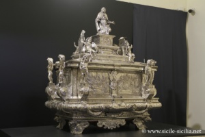 Urne reliquaire San Gerlando, cathédrale d'Agrigente