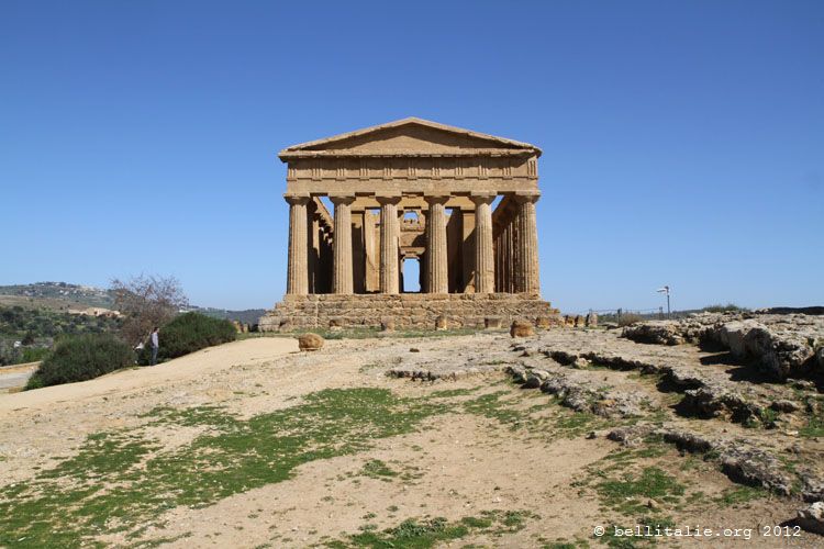 Temple de la Concorde, vallée d’Agrigente