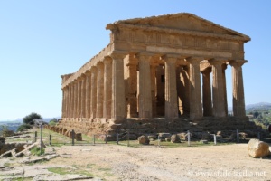 Photo du Temple de la Concorde de la vallée des Temples d'Agrigente