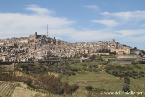 Vue sur Caltagirone