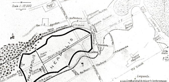 Carte de Palerme à partir de la conquête romaine