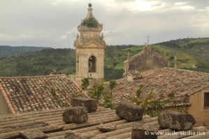 Panorama sur Santa Maria dei Greci, Vizzini, Sicile