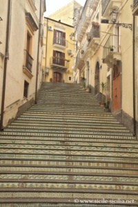 Escalier en majolique Lucio Marineo, Vizzini