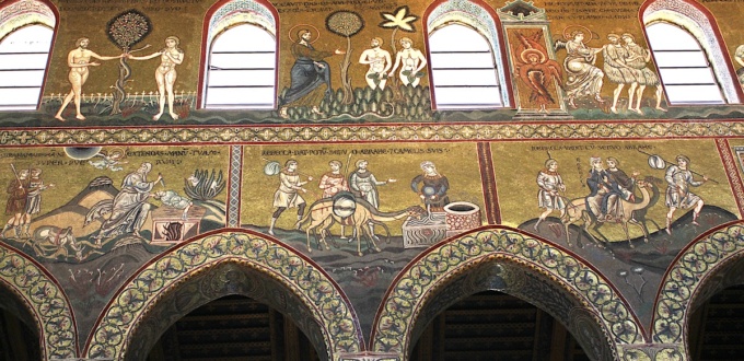 Mosaïques de l'Ancien Testament, nef sud, cathédrale de Monreale