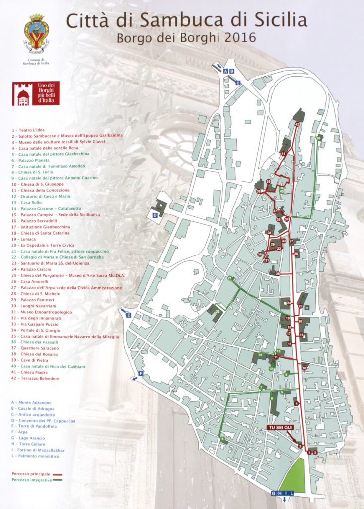 Plan de Sambuca di Sicilia