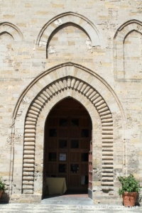 Portail de la basilique du Chancelier à Palerme