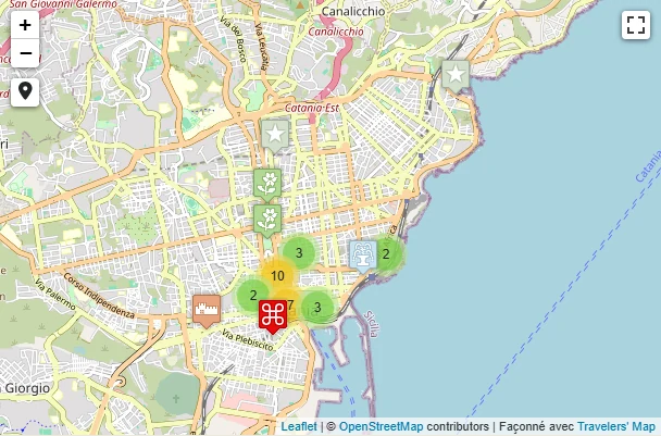 Carte de Catane