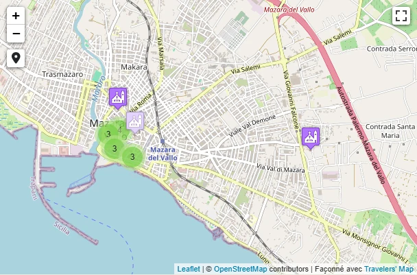 Carte de Mazara del Vallo