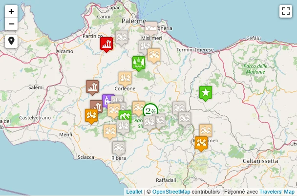 Carte de Monts Sicanes