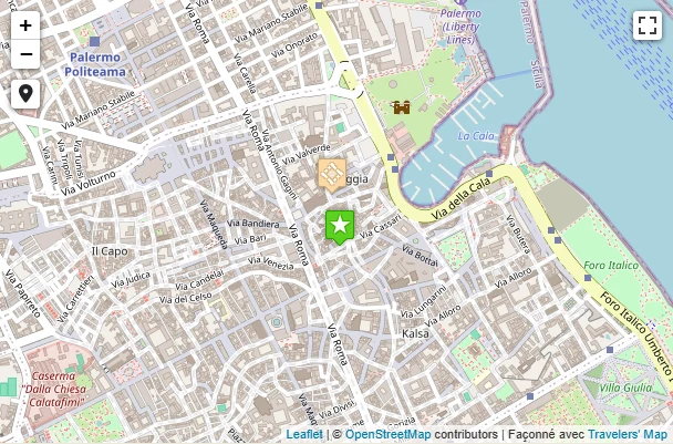 Carte de Quartier Loggia et Vucciria