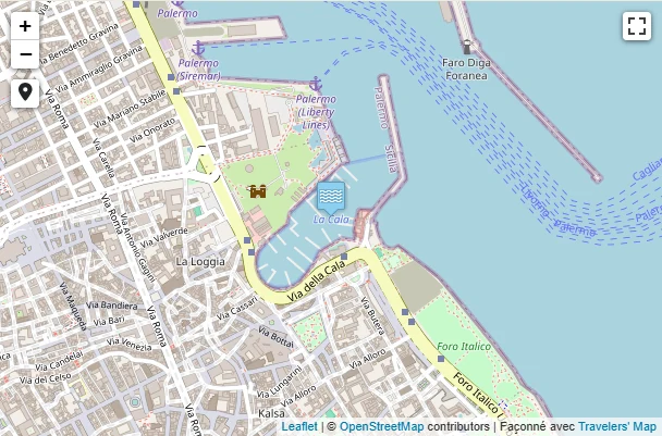 Carte de Port de la Cala et Marina
