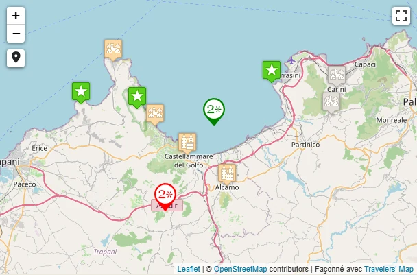 Carte de Golfe de Castellammare